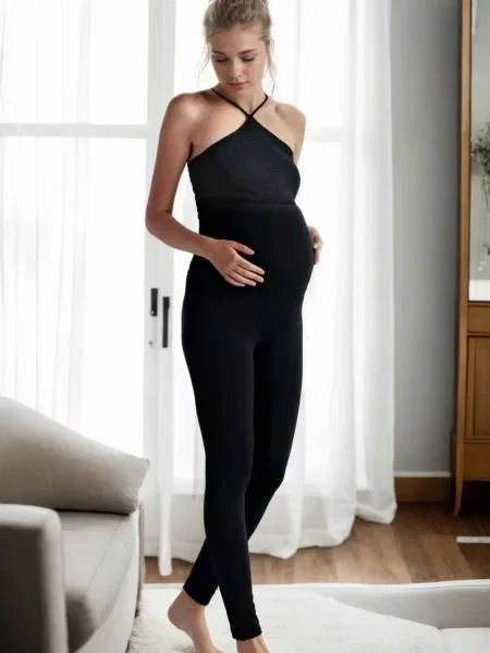 Termiczny spodnie Dewberry czarne