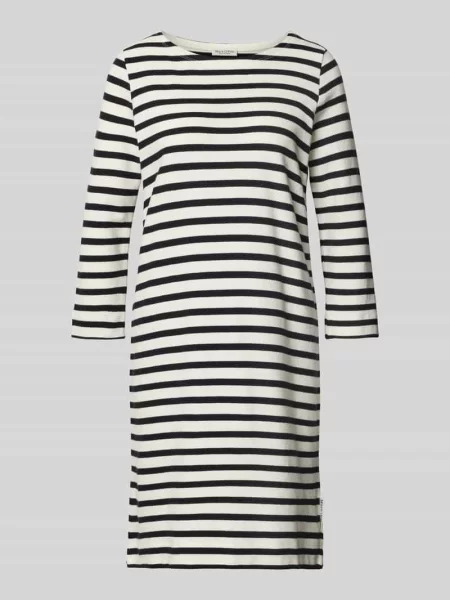 Sukienka casualowa o kroju loose fit z czystej bawełny Marc O'polo granatowa