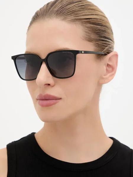Sunčane naočale Tommy Hilfiger za žene TH crna