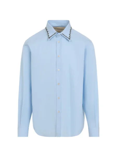 Риза Valentino Garavani мъниста синьо