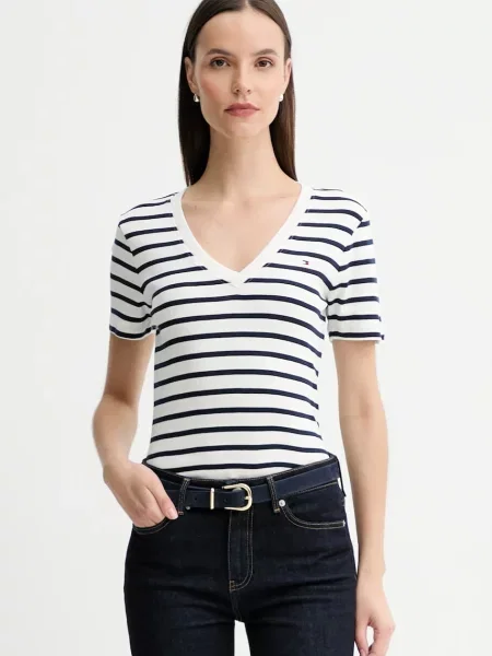 Тениска Tommy Hilfiger бяло