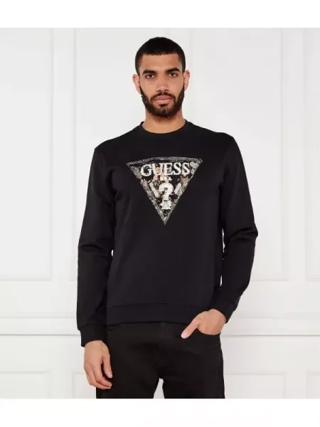 GUESS Pulóver fekete