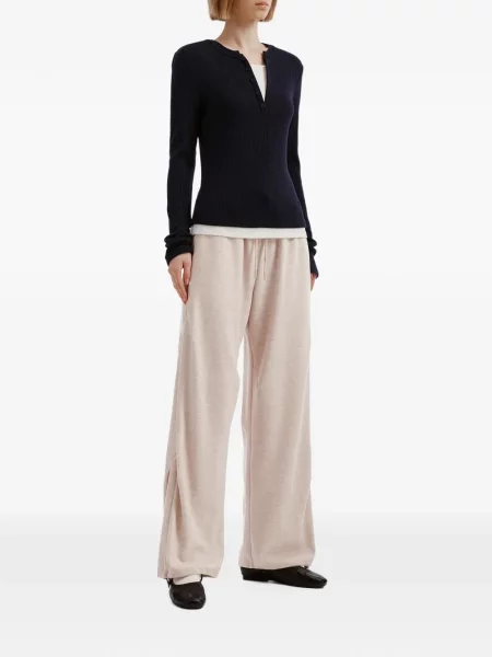 Pantaloni B+ab alergare cu cordon roz