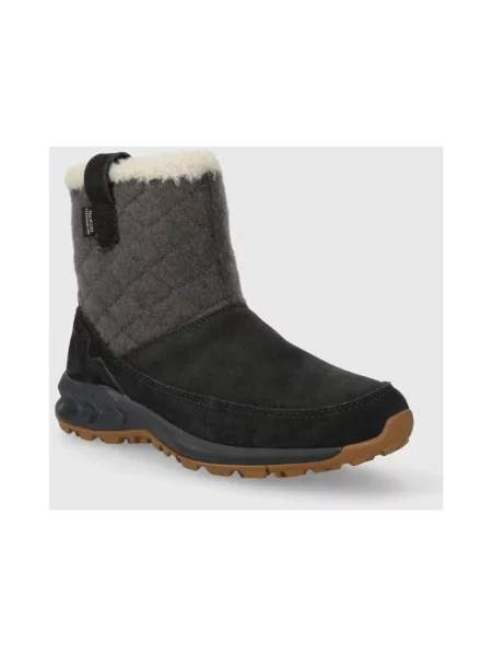 Futro Jack Wolfskin ze sztucznego futra niebieskie
