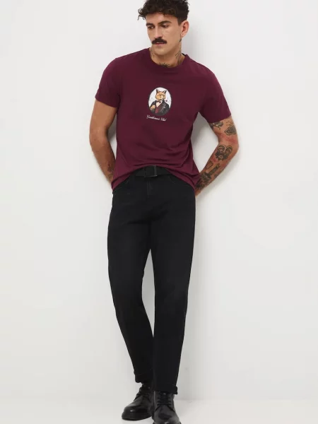 Тениска Medicine винено червено