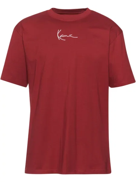 Karl Kani Tricou roşu închis alb