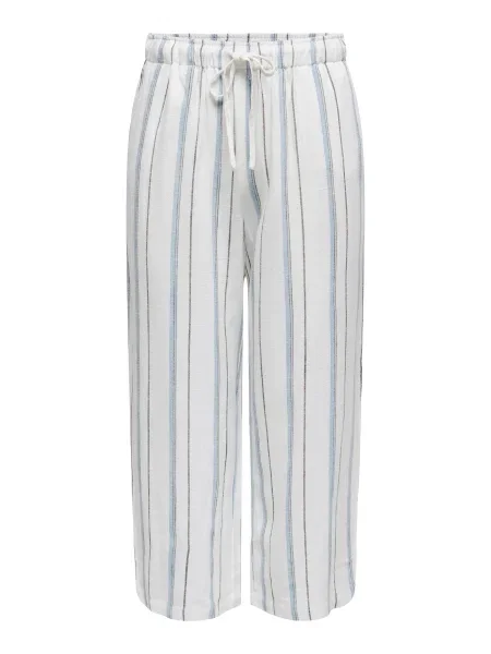 ONLY Pantaloni ONLSIESTA albastru deschis / gri / gri metalic alb