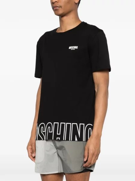 Tricou Moschino cu autograf negru
