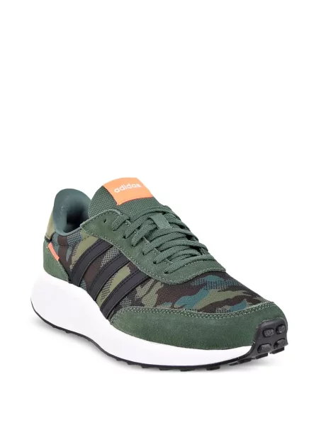 Sneakersy Adidas Run 70S z logo na siłownię z dżerseju białe