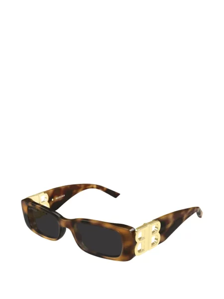 Ochelari de soare Balenciaga Eyewear cu autograf maro