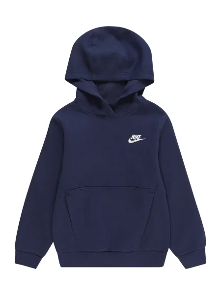 Hanorac din fleece copii Nike Sportswear alb