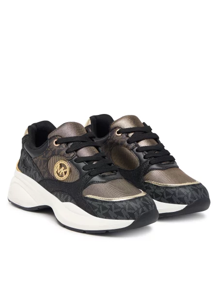 Sneakersy MICHAEL Michael Kors Zuma Tmavě hnědá