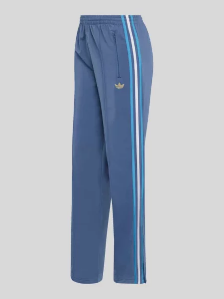 Spodnie treningowe z wyhaftowanym logo Adidas Originals niebieskie