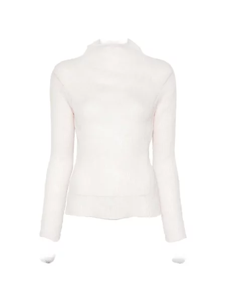 Top Issey Miyake din șifon roz