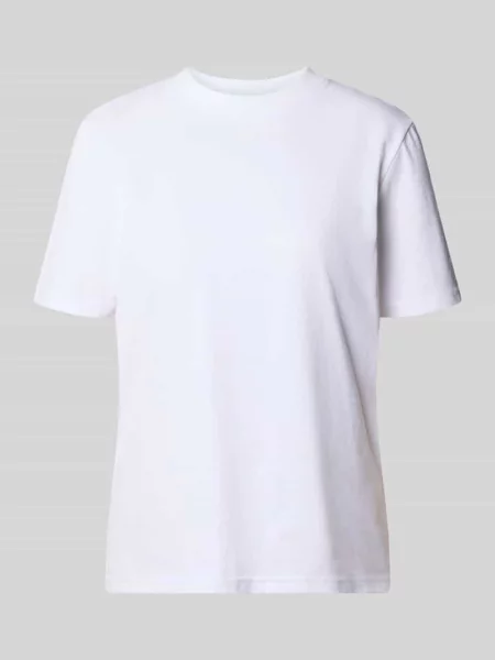T-shirt o kroju regular fit z czystej bawełny Model MONJA' Only biała