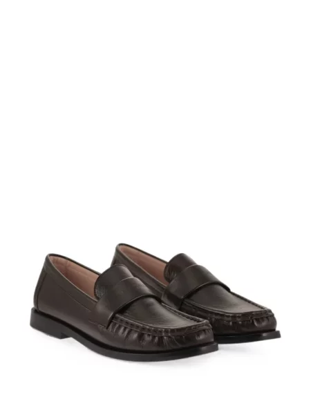 Δερμάτινα loafers Fabiana Filippi καφέ