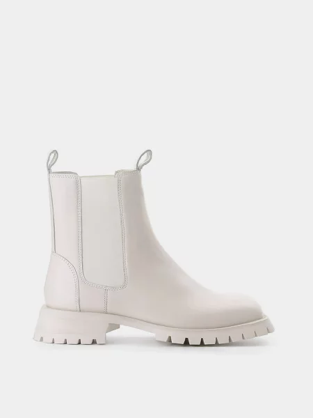 Кожаные ботинки челси Leberdes белые