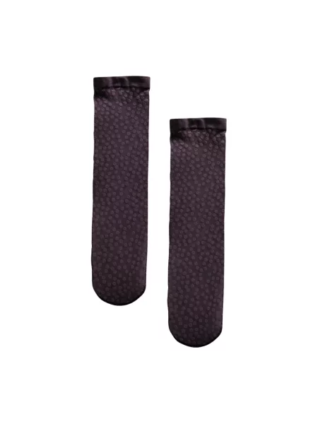 Skarpety Wolford w grochy fioletowe