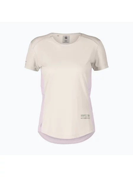 Tricou de alergare pentru femei SCOTT Endurance Tech cotton white/bliss pink alb