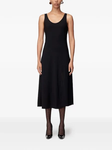 Rochie midi Another Tomorrow negru