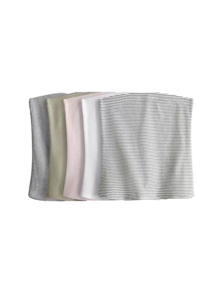 The Set Top gri / verde mentă / rosé alb