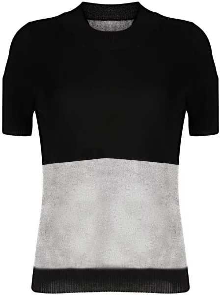 Top Uma Wang tricotate negru