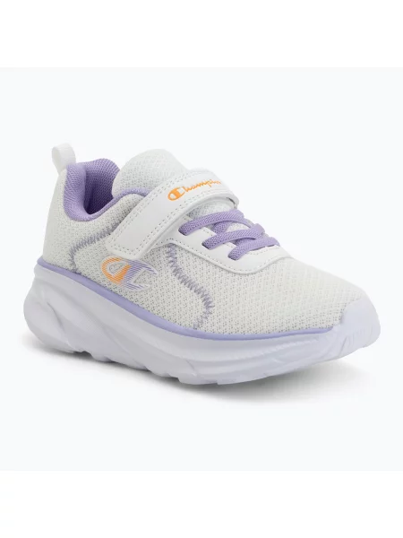 Детски обувки Champion HRO J G PS Low Cut wht/lva/pec бяло