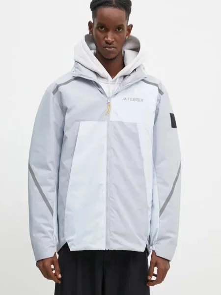 Adidas geaca de puf cu doua fete National Geographic Coldrdy Jacket barbati de iarna oversize gri