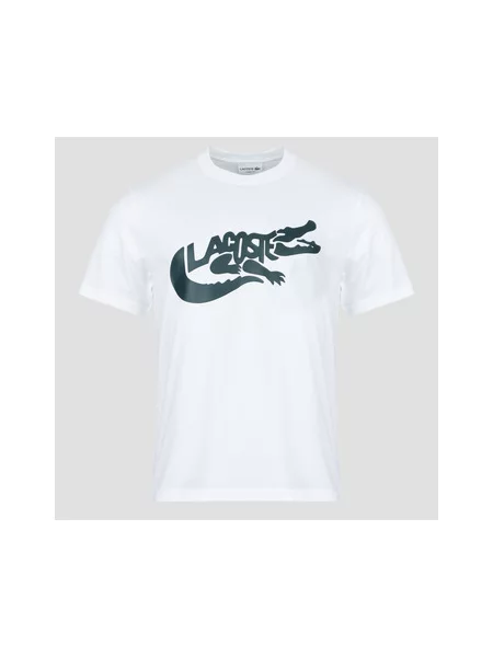 Jersey majica Lacoste s kratkimi rokavi bela