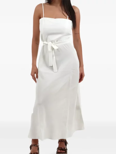 Rochie Marella cu bretele alb
