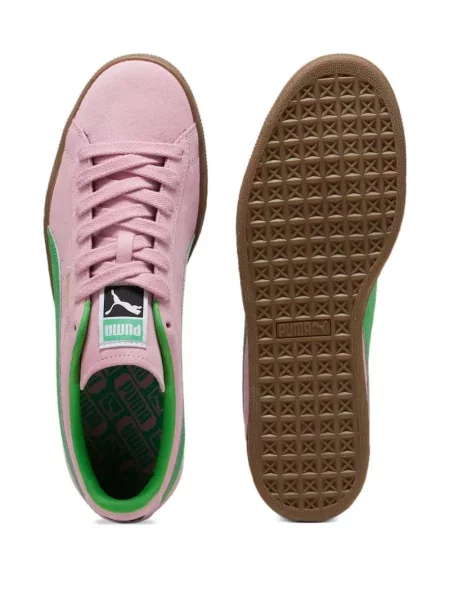 Sneakerși Puma Suede din piele de căprioară roz