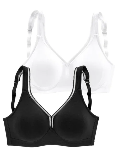 PETITE FLEUR by LASCANA Sutien negru alb