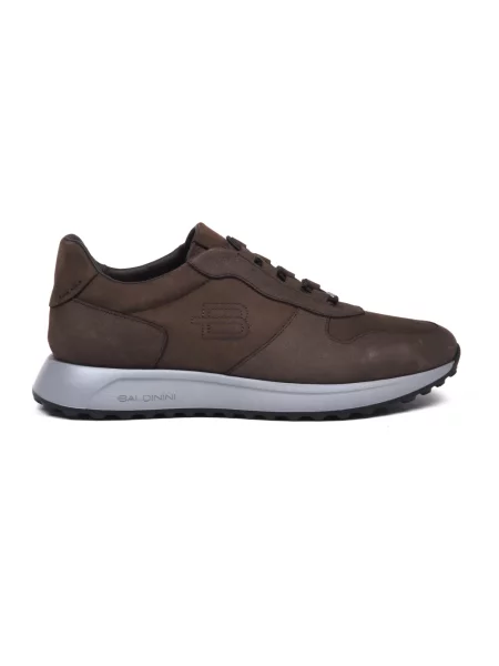 Sneakersy Baldinini skórzane brązowe