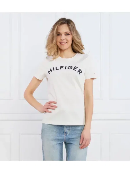 Tommy Hilfiger Póló REG HILFIGER VARSITY EMB C-NK SS