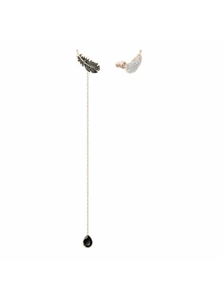 Kolczyki Swarovski różowe