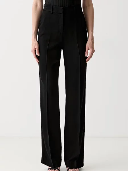 Marciano by Guess pantaloni regular pentru femei cu amestec de lână ABBY negru