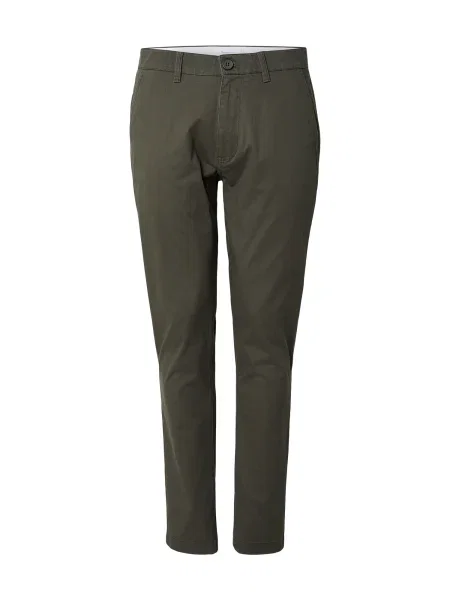 KnowledgeCotton Apparel Pantaloni eleganți LUCA' verde