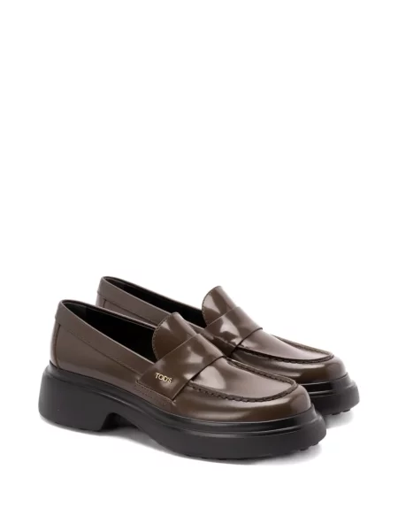 Pantofi loafer Tod's din piele maro
