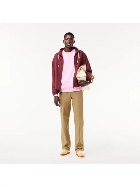 Lacoste Spodnie Straight Fit beżowy