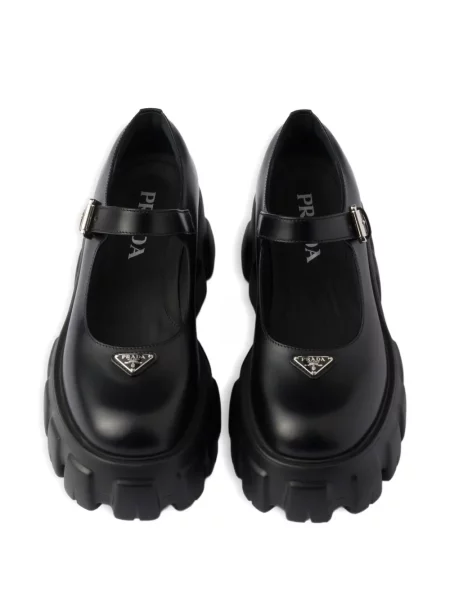 Pantofi cu toc Prada fără toc negru