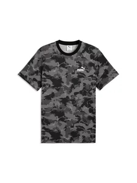 Koszulka Camo z nadrukiem PUMA czarna