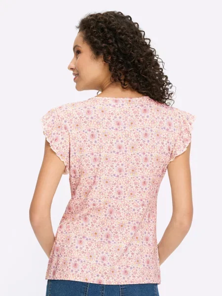 Heine Tricou lila roz