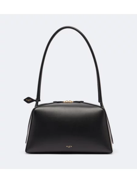 Geantă shopper Alaïa din piele negru