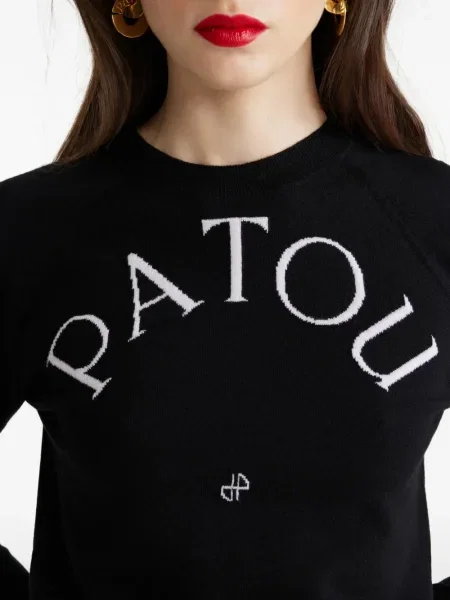 Pulover Patou de lână negru