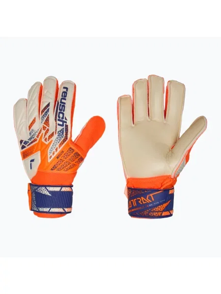 Mănuși de portar pentru copii Reusch Attrakt Solid Junior shocking orange/energize blue albastru