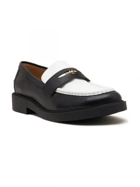 Michael Kors De piele pantofi loafer EDEN negru