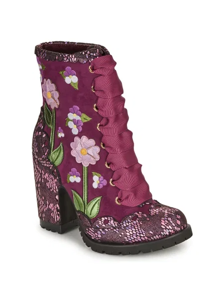 Botine Irregular Choice violet