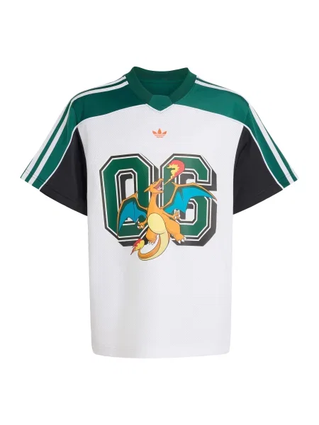ADIDAS ORIGINALS Tričko Pokemon modrá / smaragdová / oranžová bílá