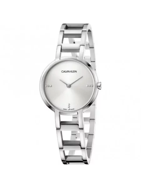 Zegarek Calvin Klein z kamieniami szary