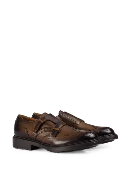 Brogues Doucal's cu bretele maro